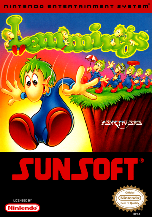 Lemmings (USA) box art